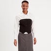 Bustier avec boutons noir femme