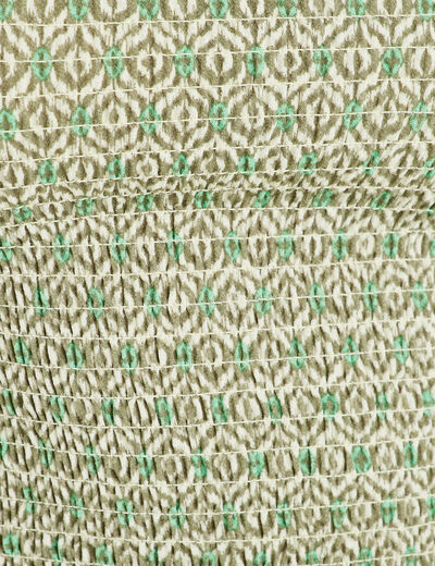 Bandeau smocké cropped vert femme