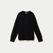 Pull manches longues noir femme