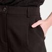 Short large taille haute noir femme