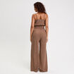 Combinaison large stretch marron femme
