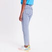 Jeans mom taille haute denim bleach femme