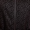 Robe droite courte col chemise noir femme