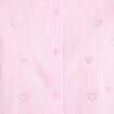 Chemise droite col am&eacute;ricain strass rose femme