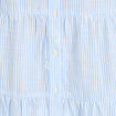 Chemise droite manches 3/4 blanc femme