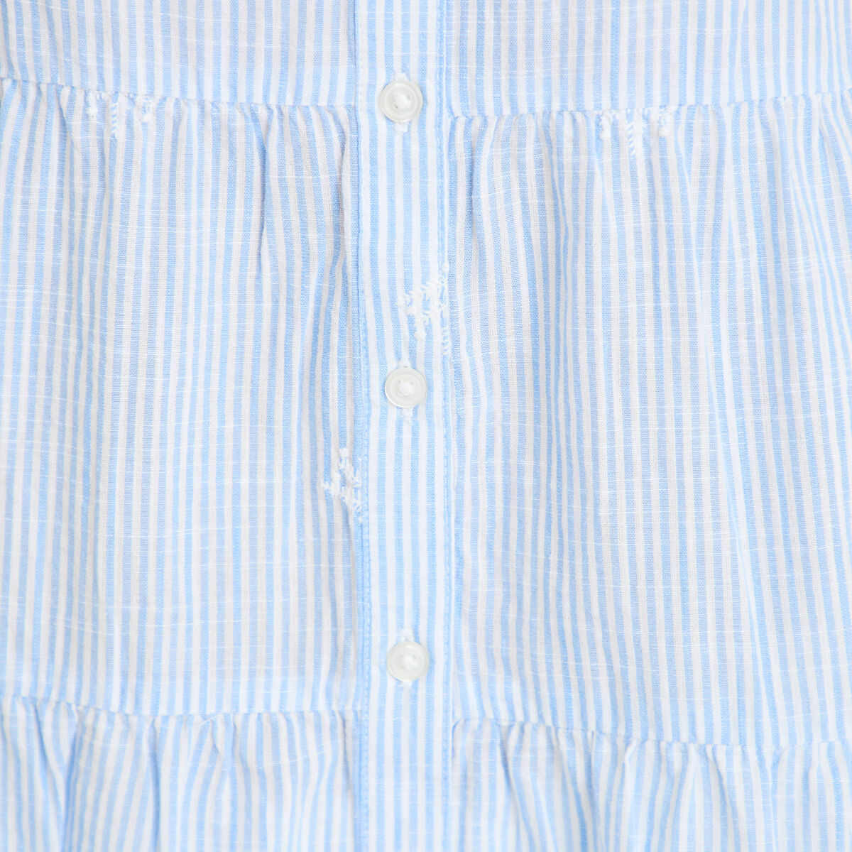 Chemise droite manches 3/4 blanc femme