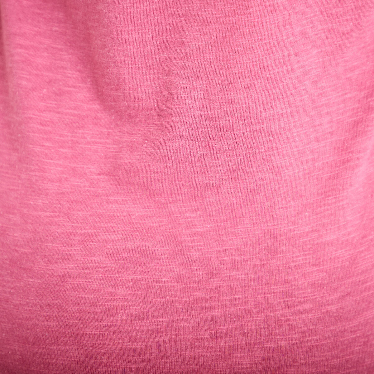 T-shirt col v manches courtes vieux rose femme