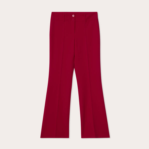 pantalon flare rouge femme Pantalon flare rouge femme