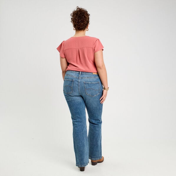 jeans bootcut denim double stone femme Jeans bootcut denim double stone femme