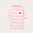 T-shirt manches courtes rose clair femme