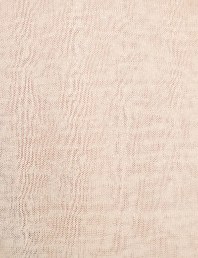 T-shirt manches courtes irisé couleur or femme