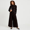 Veste officier noir femme