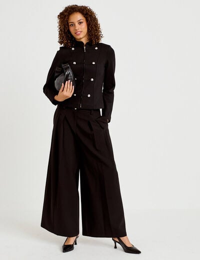 Veste officier noir femme