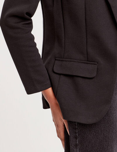 Veste blazer cintrée noir femme