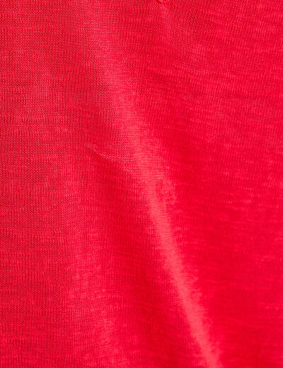 Débardeur épaules dentelle rouge femme