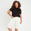 Pantacourt blanc femme