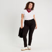 Jeans slim 5 poches denim noir femme