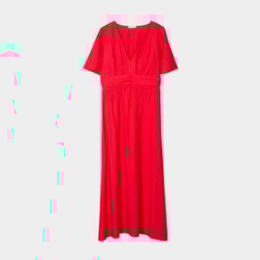 robe longue evasee rouge femme Robe longue évasée rouge femme