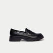 Mocassins noir femme