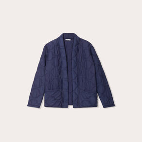 Veste matelassée bleu marine femme