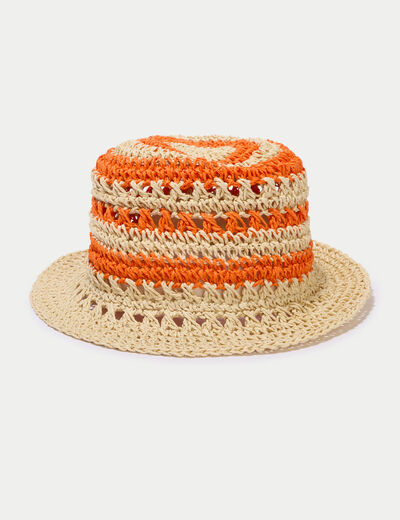 Bob orange femme