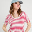 T-shirt manches courtes blanc femme