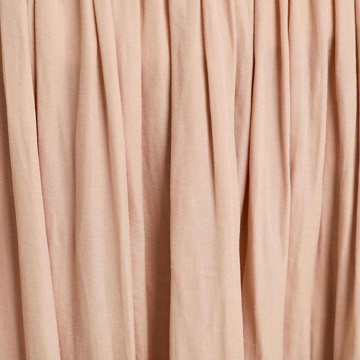 Jupe longue évasée effet satin sable femme