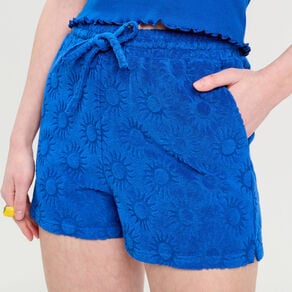 short droit bleu electrique femme Short droit bleu electrique femme