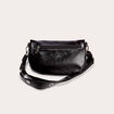 Sac banane similicuir noir femme