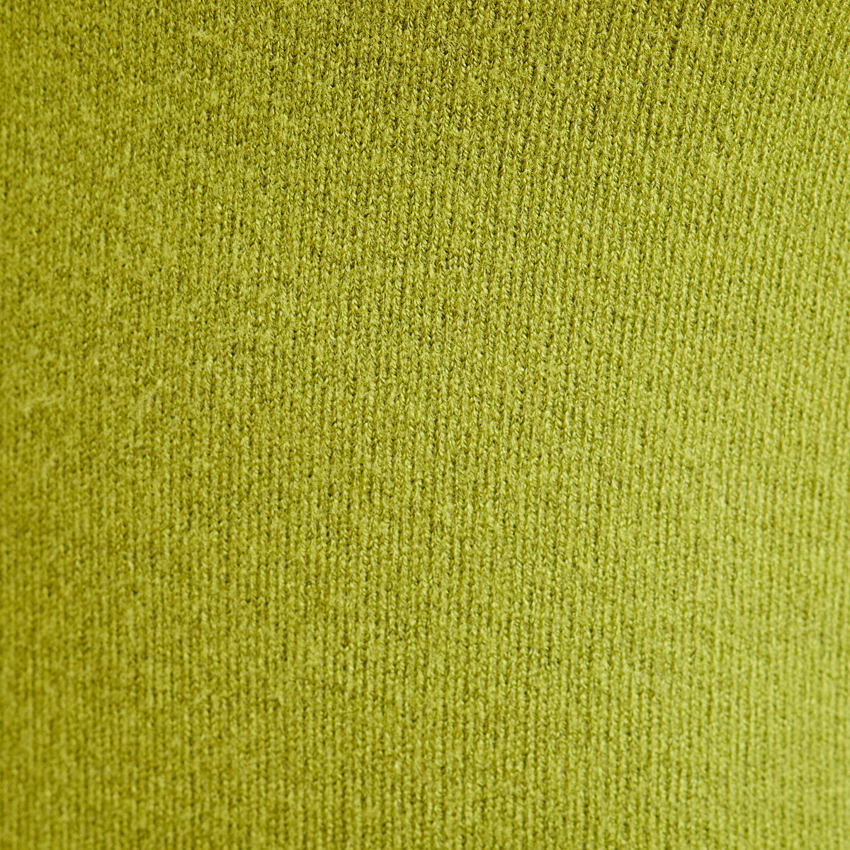 Robe pull droite col polo vert anis femme