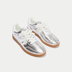 Basket gris argent femme