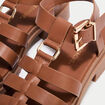 Sandales camel femme