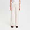 Jegging fluide taille standard ecru femme