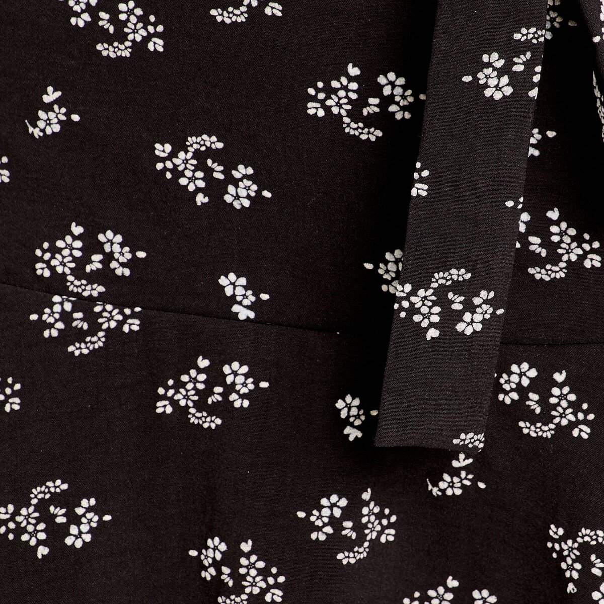 Jupe-short évasée noir femme