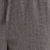 Pantalon large taille standard gris femme