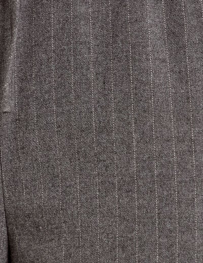 Pantalon large taille standard gris femme
