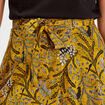 Jupe évasée ceinturée marron femme