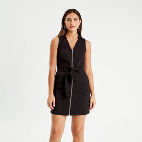 robe evasee sans manches noir femme Robe évasée sans manches noir femme