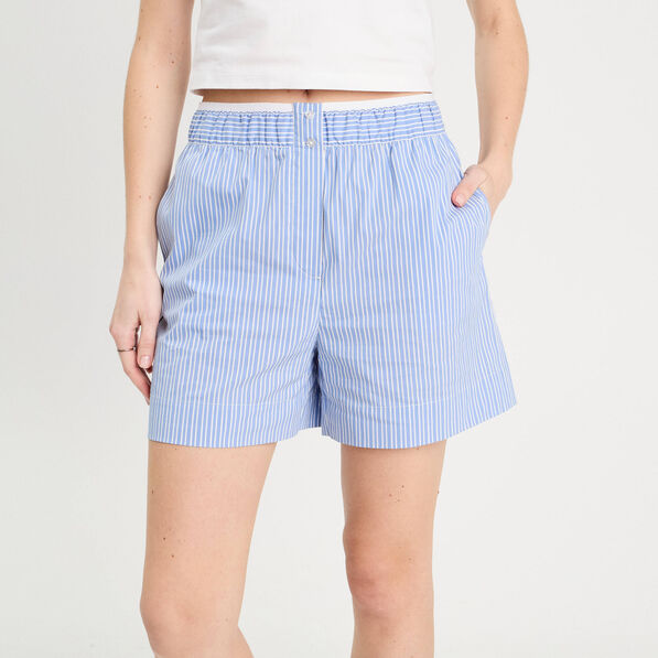 short ajuste ecru femme Short ajusté ecru femme