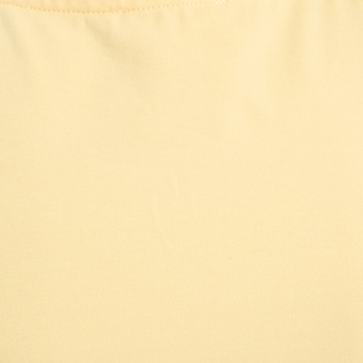 T-shirt manches brodées jaune clair femme