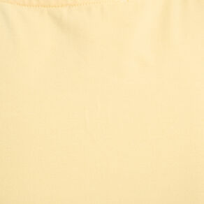 T-shirt manches brodées jaune clair femme