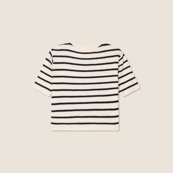 pull manches courtes noir femme Pull manches courtes noir femme