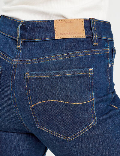 Jeans bootcut denim brut femme