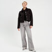 Pull avec clous et noeud noir femme
