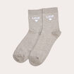 Chaussettes vert kaki femme