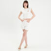T-shirt manches courtes ecru femme