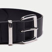 Ceinture large noir femme