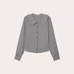 Blouse col claudine blanc femme