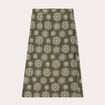 Jupe midi évasée vert kaki femme