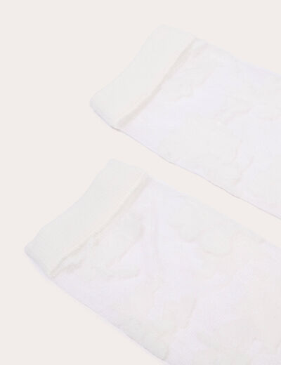 Chaussettes ecru femme